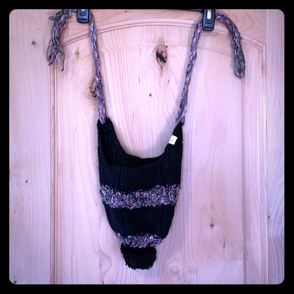Coal pig-tail Pom-Pom hat - Picture 1 of 3